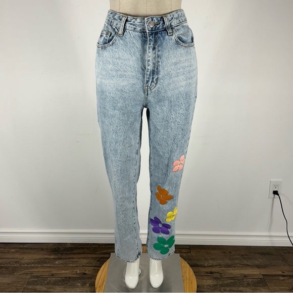 PACSUN 90’s boyfriend Floral Women's Jeans 26x33 - Picture 3 of 13
